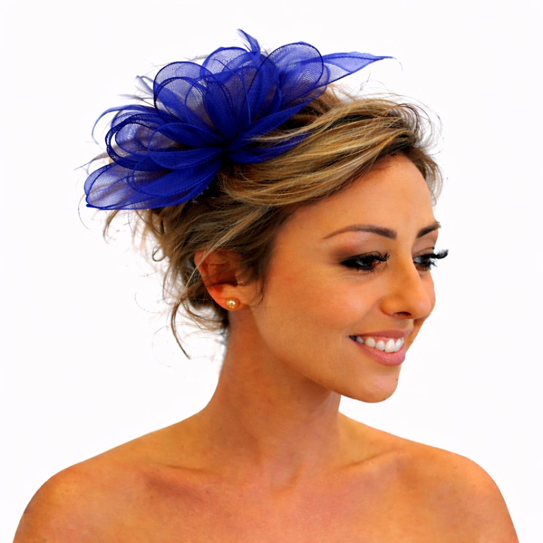 Cobalt Fascinator by J Bees Millinery - 9826