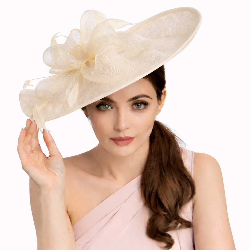 Ivory Occasion Hat by J Bees Millinery - JB18/100
