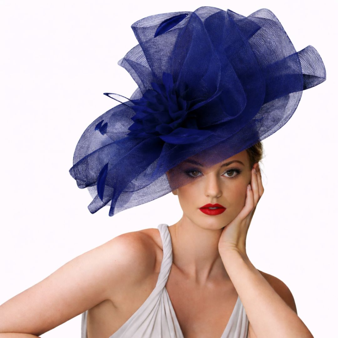 Navy Occasion Hat by J Bees Millinery - JB19/759