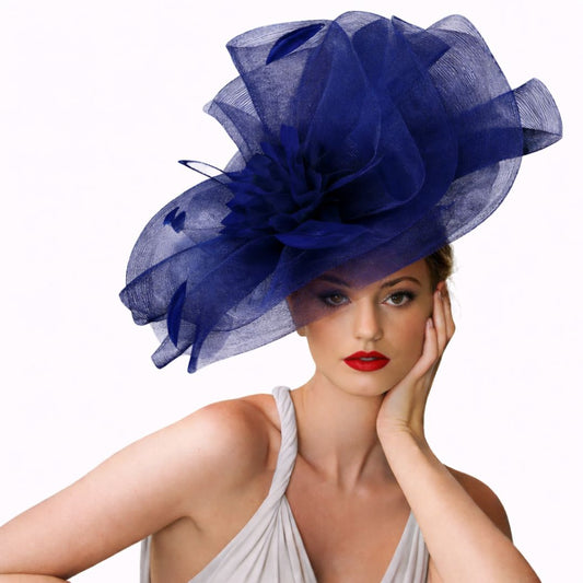 Navy Occasion Hat by J Bees Millinery - JB19/759
