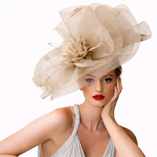 Oyster Occasion Hat by J Bees Millinery - JB19/759