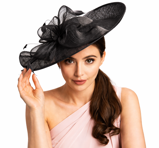 Black Occasion Hat by J Bees Millinery - JB18/100