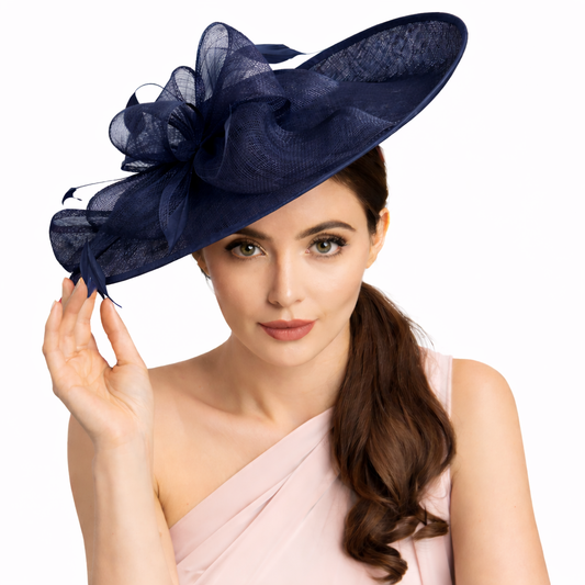 Navy Occasion Hat by J Bees Millinery - JB18/100