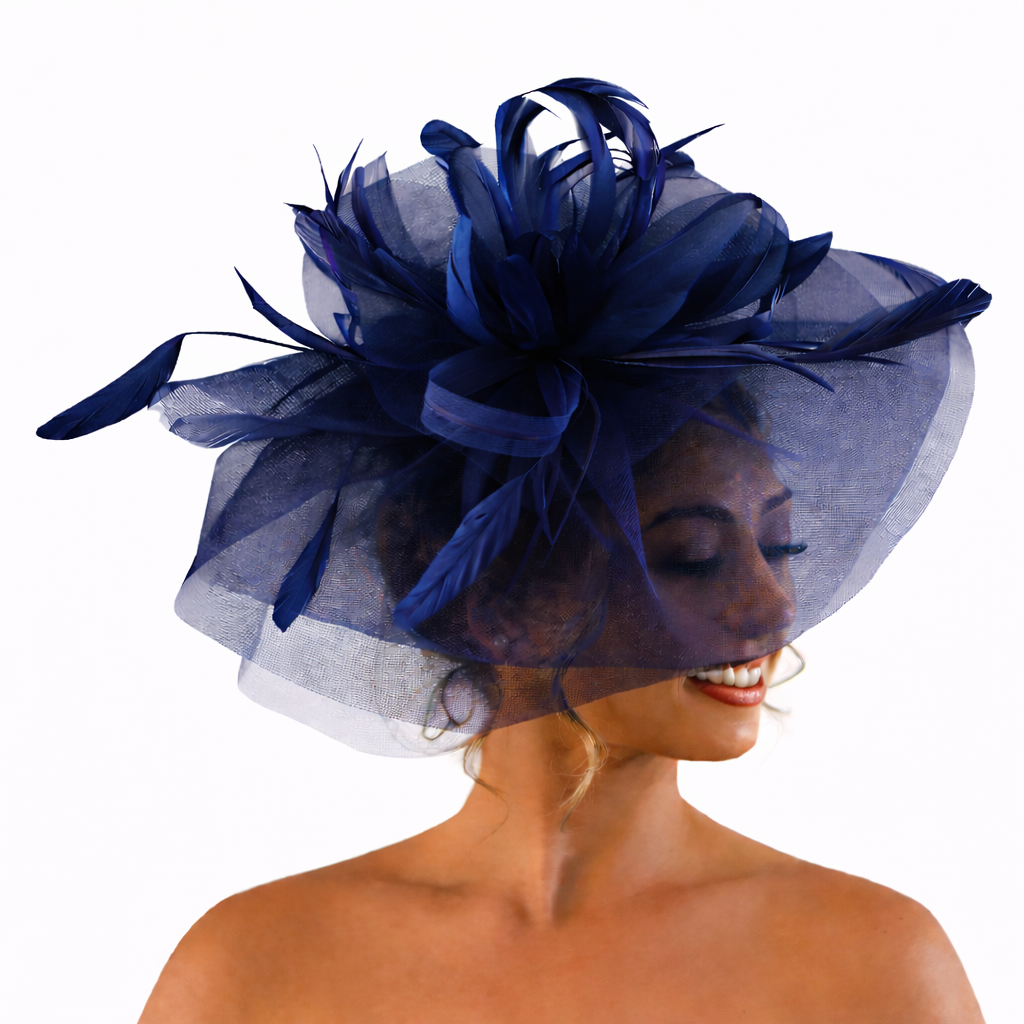 Navy Occasion Fascinator by J Bees Millinery - JB20/165
