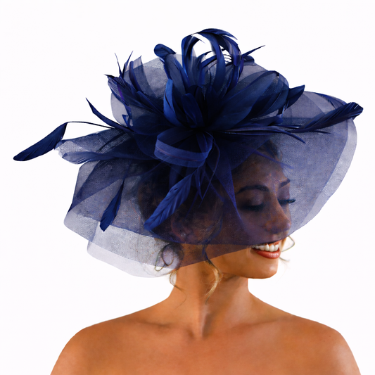 Navy Occasion Fascinator by J Bees Millinery - JB20/165