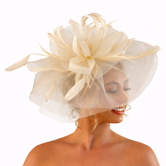 Ivory Occasion Fascinator by J Bees Millinery - JB20/165