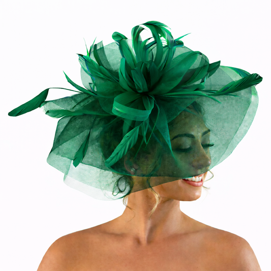 Emerald Occasion Fascinator by J Bees Millinery - JB20/165