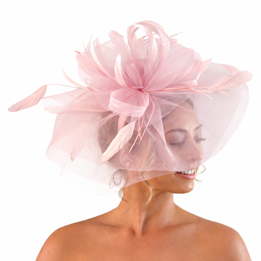 Light Pink Occasion Fascinator by J Bees Millinery - JB20/165