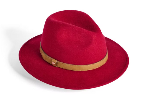 Failsworth Style 9804 Fedora Hat - Red